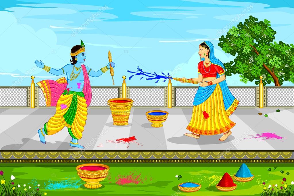 holi stock video