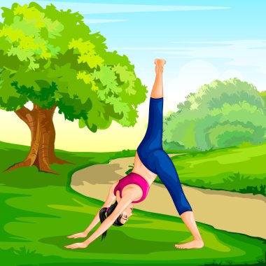 Bayan pratik yoga sağlık için