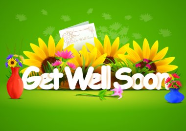 Get well soon wallpaper background