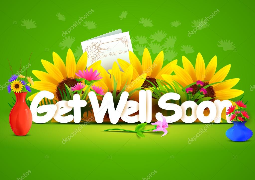 Vector Hand Drawn Postcard Get Well Soon With Cute Cartoon Style Sick Bear  With Red Nose And Napkin With Pills And Capsules Around Him Stock  Illustration - Download Image Now - iStock