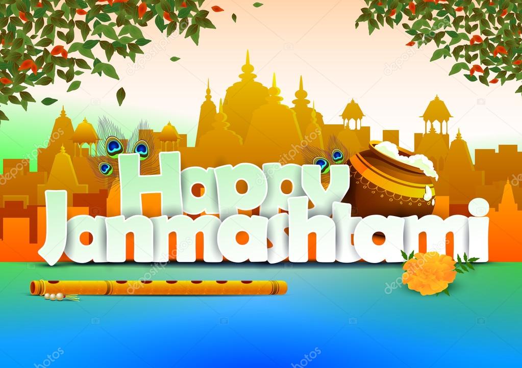 Happy Janmashtami wallpaper background