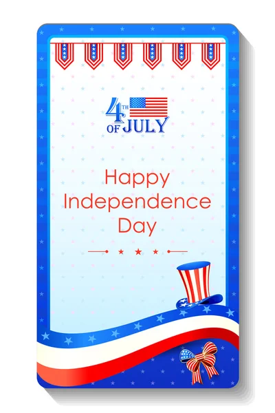 4th of July wallpaper background — Stock Vector