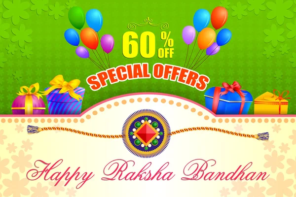 Raksha Bandhan prodej — Stockový vektor