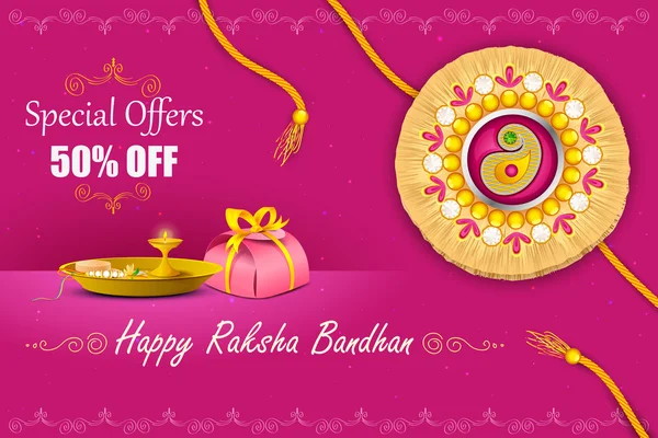 Raksha Bandhan verkoop — Stockvector