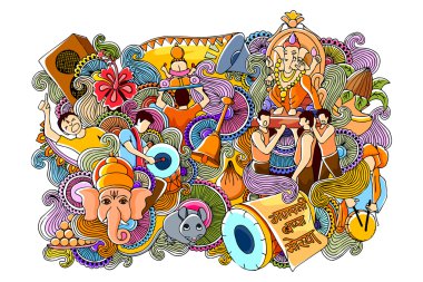 Doodle mutlu Ganesh Chaturth için