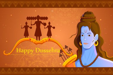 Rama öldürme ravana mutlu dussehra olarak