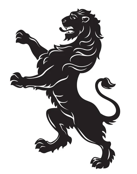 紋章のとどろくライオン — ストックベクタ