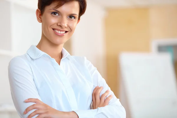 Zakenvrouw in functie — Stockfoto