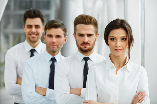 (Inggris) Portrait of Successful Business People Team — Stok Foto