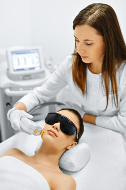 Skin Care. Face Beauty Treatment. IPL. Photo Facial Therapy. Ant
