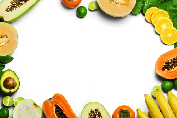 Hortalizas, Fondo de Frutas. Alimento orgánico crudo saludable. Nutritio — Foto de Stock