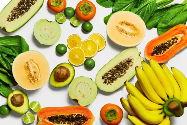 Légumes biologiques sains, fruits Contexte. Nutrit végétarien — Photo