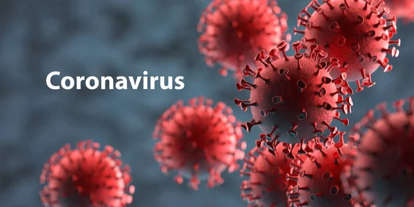 red cells of Coronavirus Covid-19