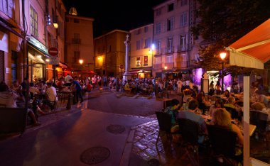 Aix en Provence by night clipart