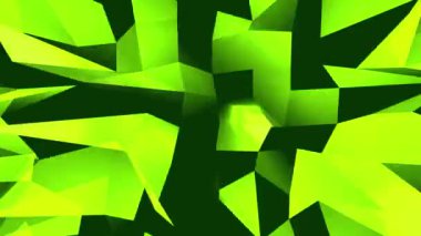 Renkli üçgen çokgenler sorunsuzca çevrilebilir soyut hareket arkaplanı.