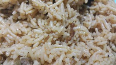 Basmati Rice Pulao veya chana ile pulav veya chana pulao olarak da bilinen sebze pilavı.