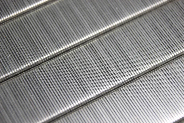 Fermaglio Metallico Pin Primo Piano Macro Sfondo Contesto Istruzione Gli — Foto Stock