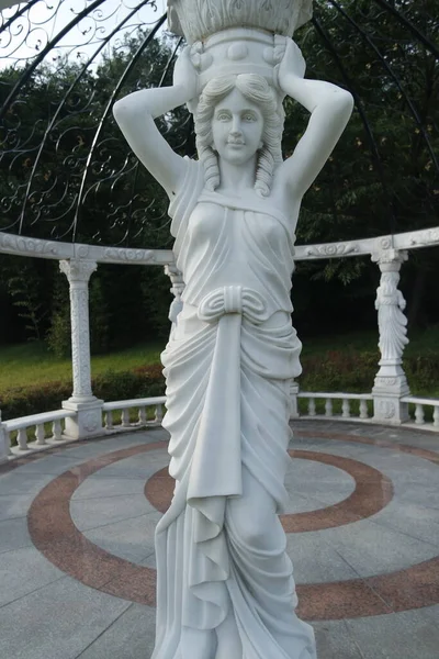 Chuncheon South Korea October 2020 White Marble Statue Greek Goddess — 图库照片