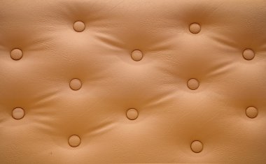 kahverengi deri döşeme kanepe