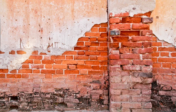 Vieux mur de fissure Images De Stock Libres De Droits