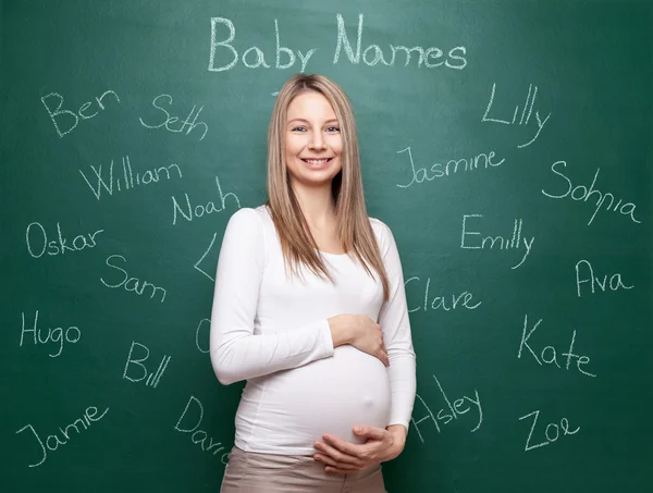 Escolhendo o nome certo para você bebê — Fotografia de Stock