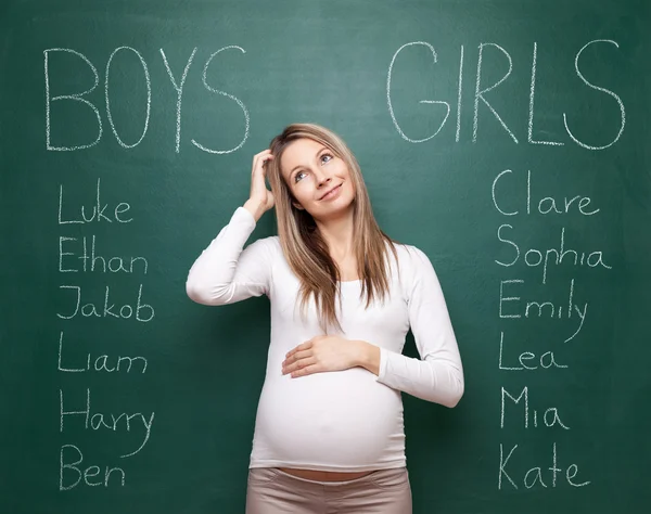 Het kiezen van de juiste naam voor je baby — Stockfoto