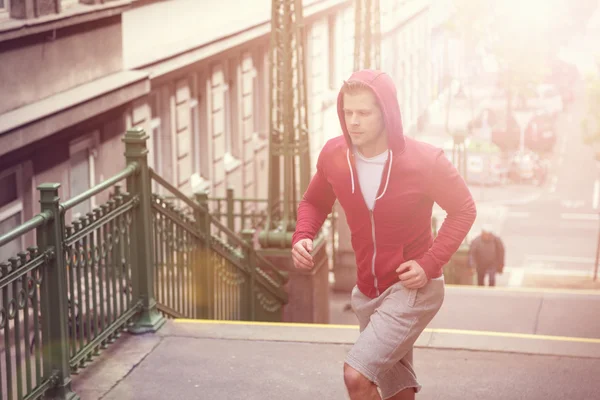 Concept de fitness en plein air dans la ville — Photo