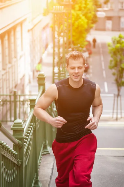 Outdoor fitness concept in the city — Stock Photo, Image