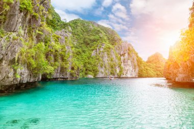 Şaşırtıcı turkuaz suları El Nido, Filipinler