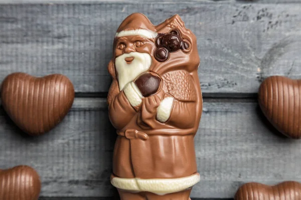 Délicieux Chocolat Noël Festif Bonbons Pour Période Des Fêtes — Photo