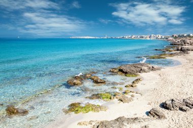Turkuaz beach yakınındaki gallipoli, İtalya