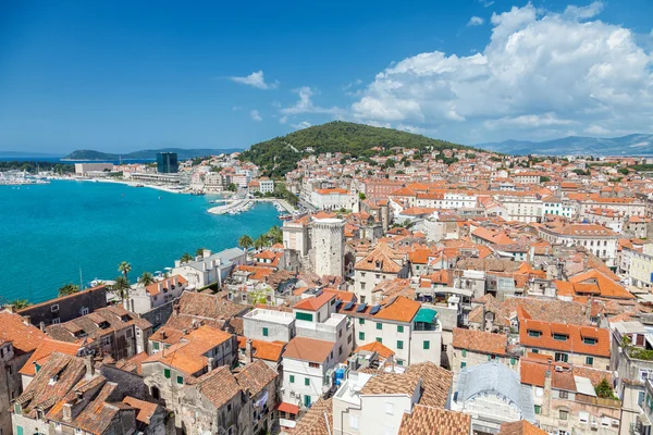 Vista aérea de Split en Croacia — Foto de Stock