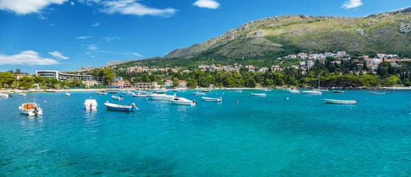 Nadmorskiej miejscowości Mliny znajduje się w pobliżu Dubrovnik, Chorwacja — Zdjęcie stockowe