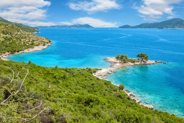 Bella spiaggia vicino Dubrovnik, Croazia — Foto Stock