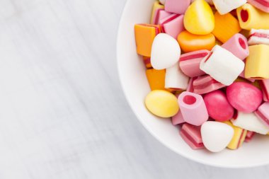 Kopya alanı ile lezzetli tatlı şeker