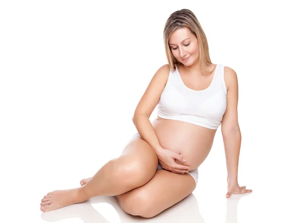 Portrait of a pregnant woman — Stock Photo, Image