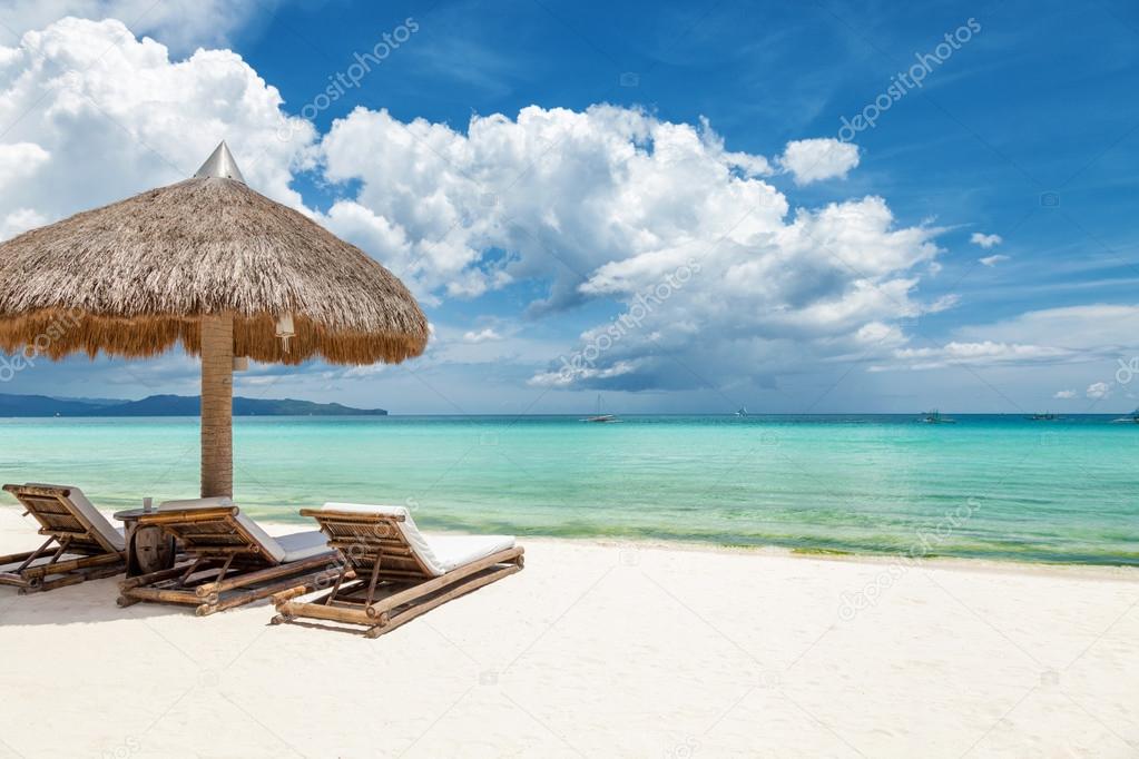 Relax on a tropical beach