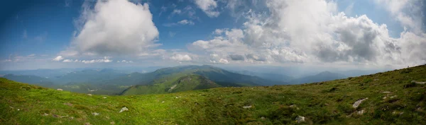 Carpathian Mountains. Panorama. — Stock Photo, Image