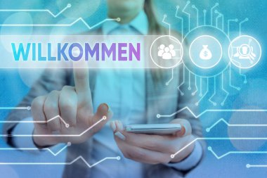 Willkommen 'in el yazısı. Olay ya da evinizi gösterme anlamına gelen kavram Bu efekt sistem yöneticisi denetimi, dişli yapılandırma araçları kavramı.