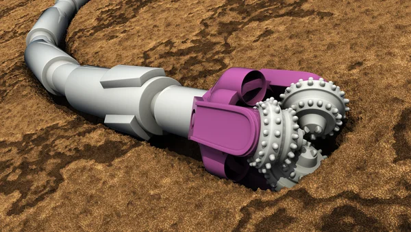 Drill nudne ziemi — Zdjęcie stockowe