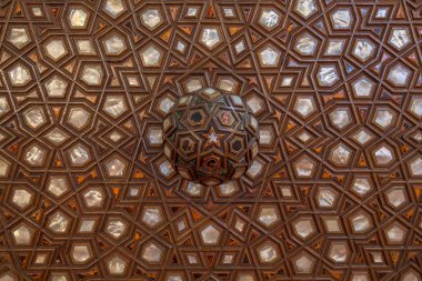 İnci dekorasyonda Sultanahmet Camii, Istanbul, Türkiye