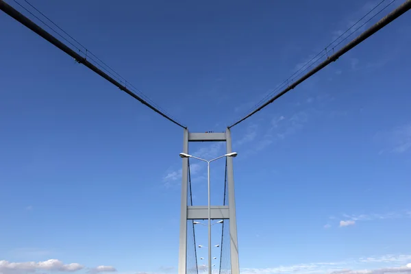 Abutamento da ponte bosphorus em Istambul — Fotografia de Stock