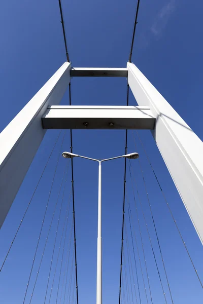 Abutamento da ponte bosphorus em Istambul — Fotografia de Stock