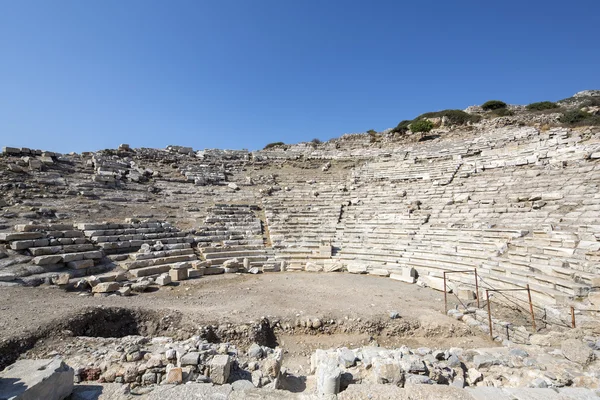 Amphitheate of Knidos, Datca, Mugla, Turkey — Stock Photo, Image