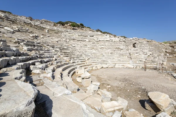 Knidos, Datça, Muğla, Türkiye'nin Amphitheate — Stok fotoğraf