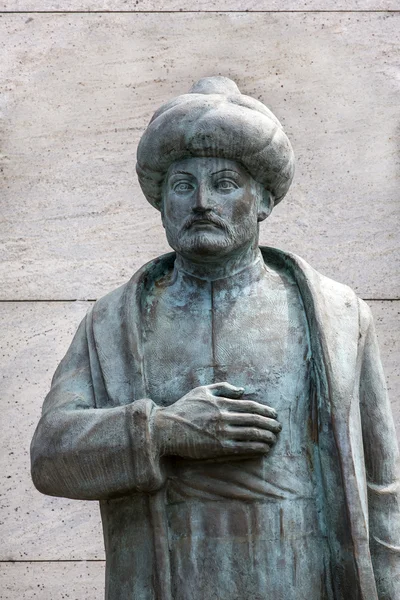 Estatua de Suleiman el Magnífico, Edirnekapi, Estambul, Turquía — Foto de Stock