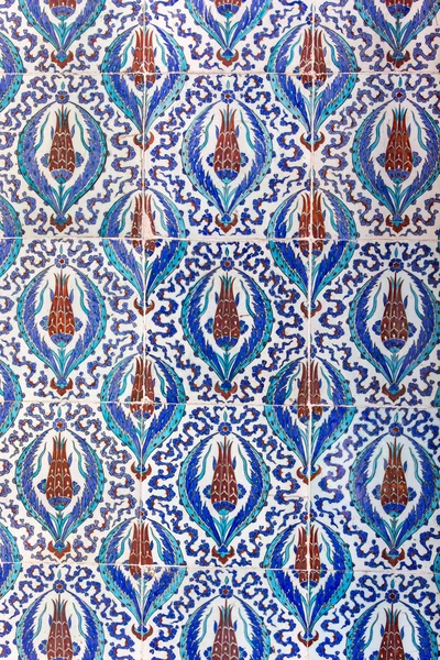 ロスタム pasa のモスク、イスタンブールでのタイルのマクロの表示 — ストック写真