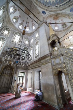 O islam ritüel namazı yerine Eyüp Sultan Camii,