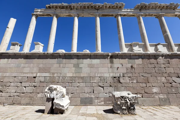 Templo de Trajano, Bergama, Izmir — Foto de Stock