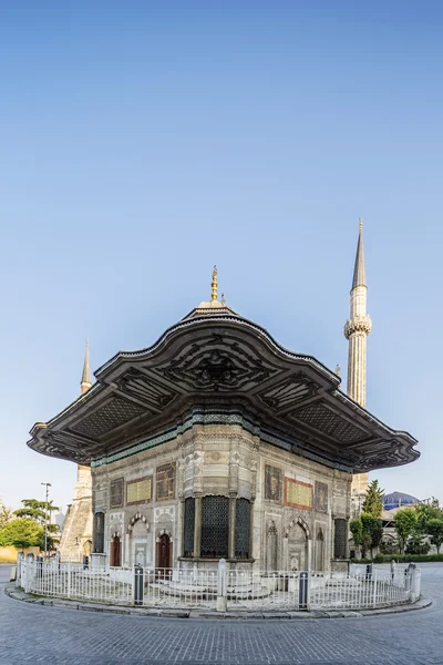 III. Ahmet Fountain in Fatih district of Istanbul, Turkey — Stock Photo, Image